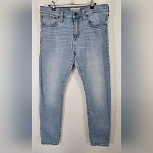 Madewell The Perfect Vintage Light Wash Skinny Jeans Preppy Light Academia, 33